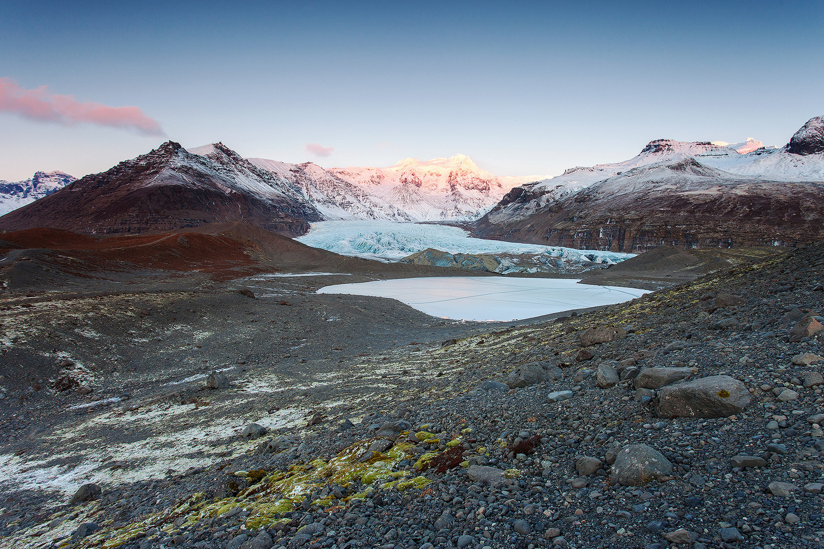 Glowing Glacier