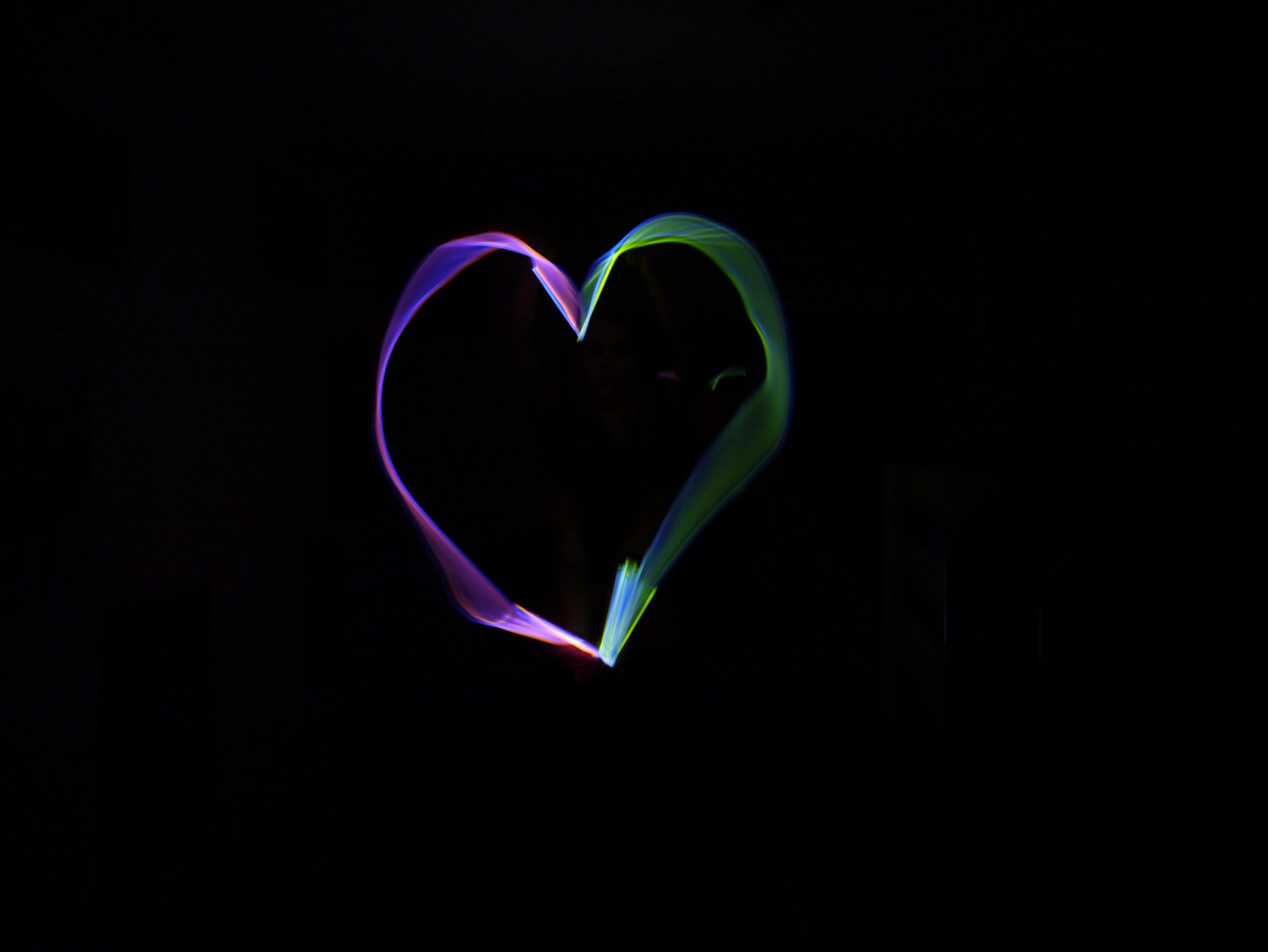 Glowing heart