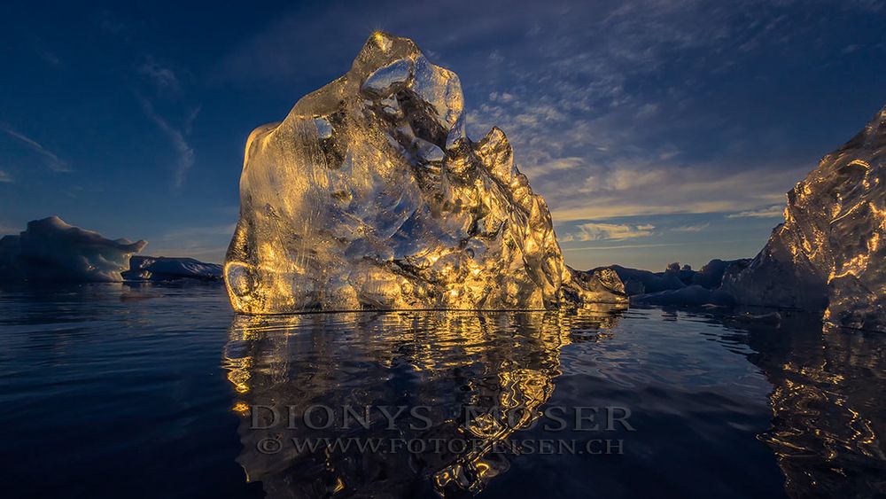 Glowing Iceberg