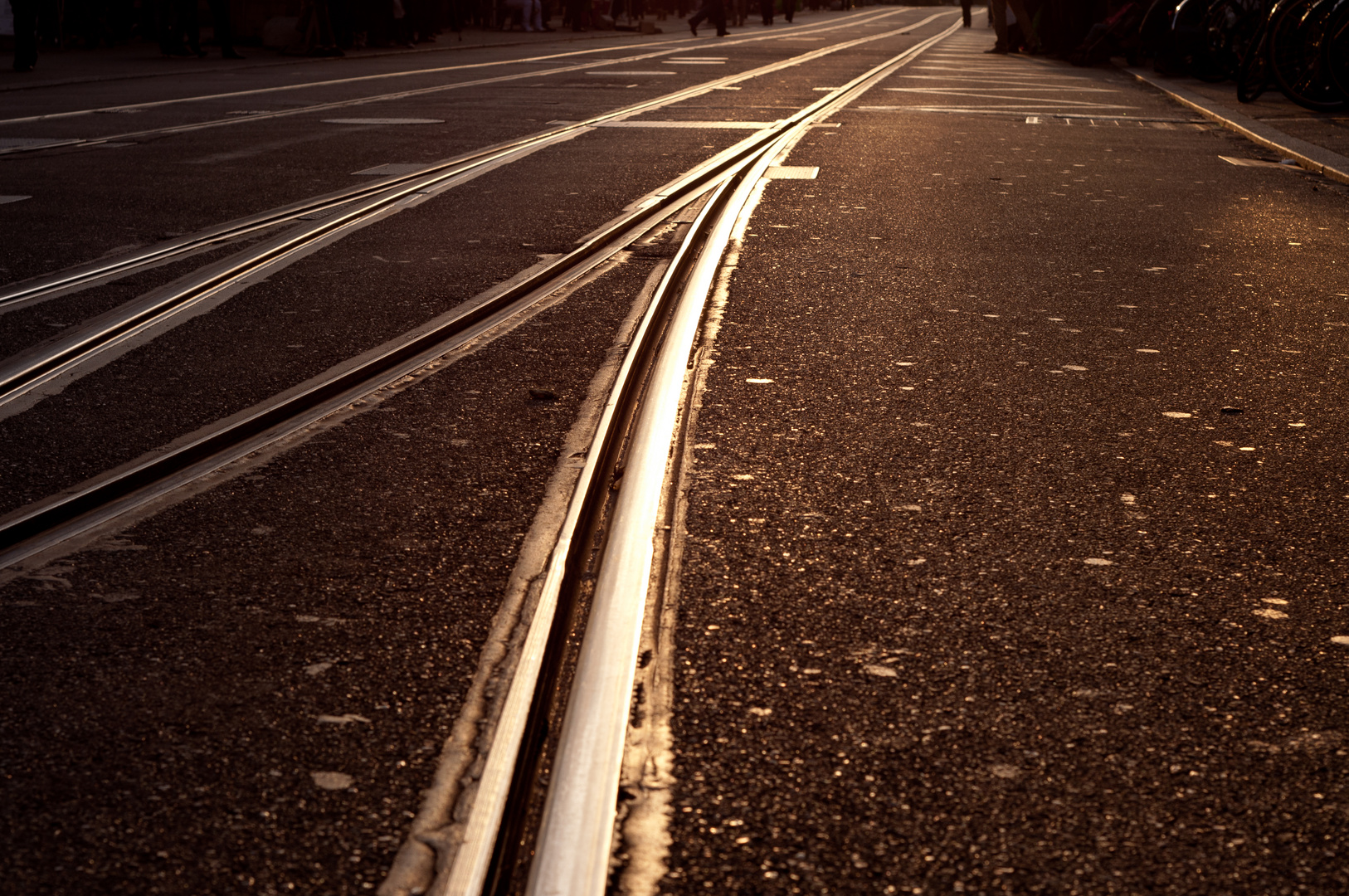 glowing rails