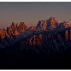 Glowing summits...