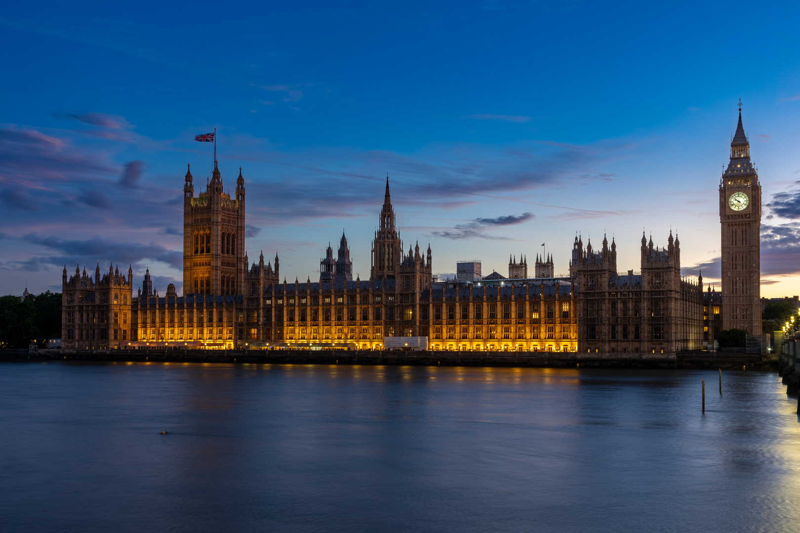 Glowing Westminster