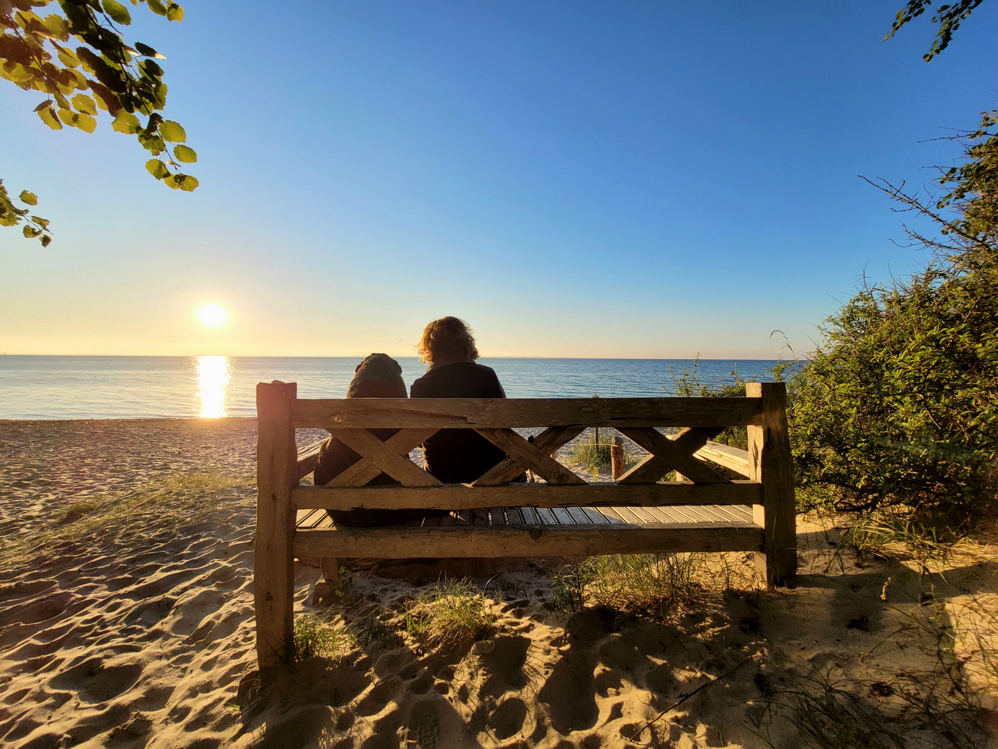 Glück am Strand 