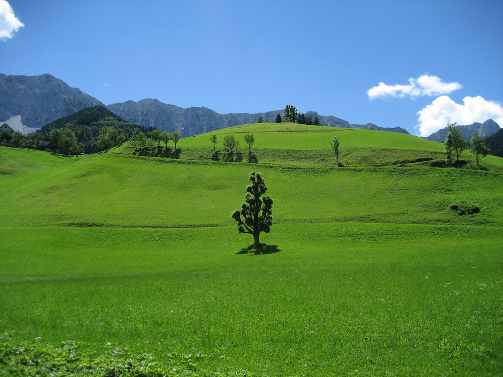 Glück ist, wenn man bei einer Fahrt ins Blaue auf so eine beeindruckende Landschaft stößt.