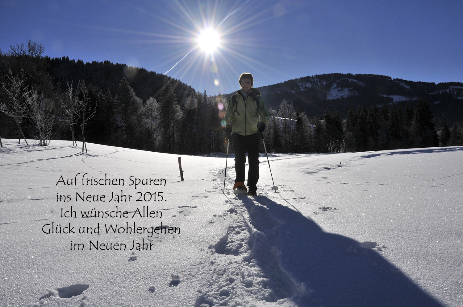 Glück und Wohlergehen im Neuen Jahr 2015