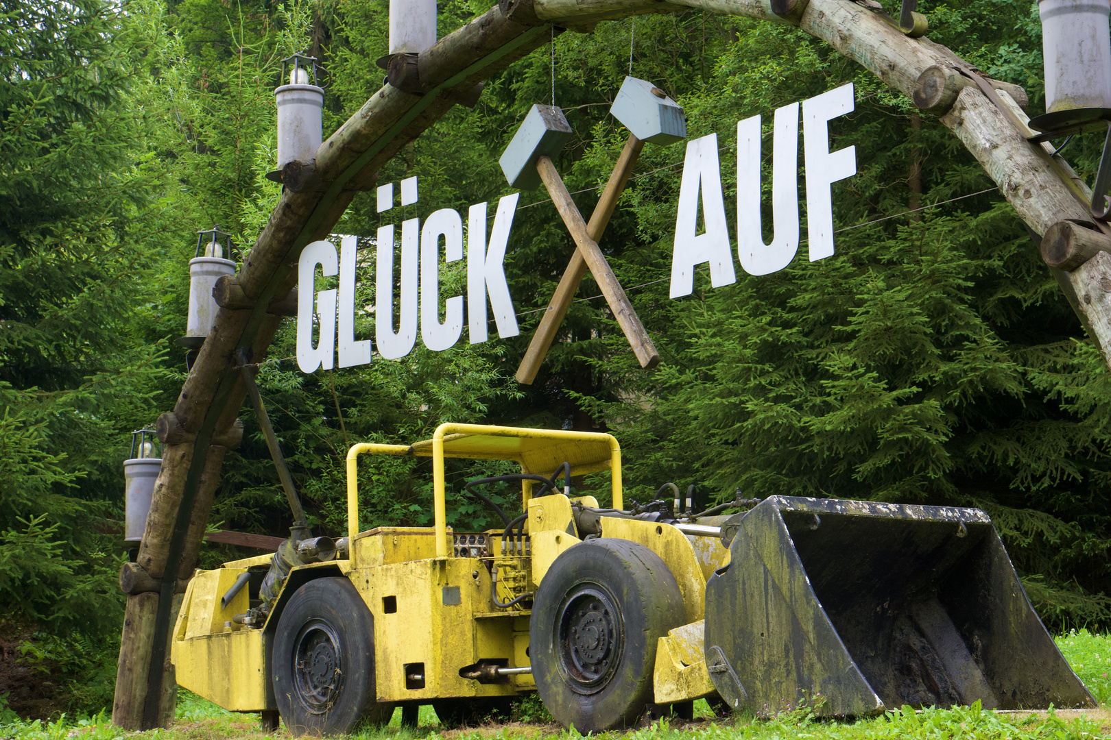 Glückauf im Erzgebirge. 