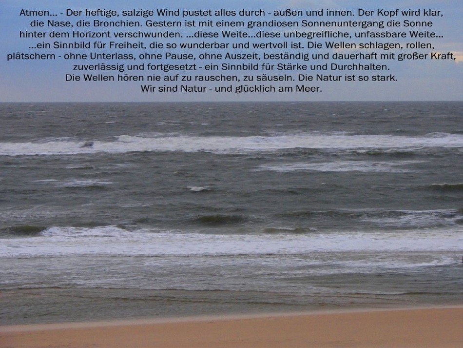 Glücklich am Meer Foto & Bild karten und kalender, karten 2009