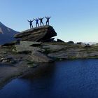 Glückliche Bergsteiger...........