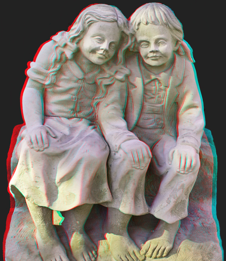 Glückliche Kindheit (ein S3D Bild)