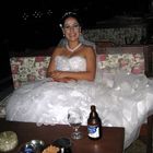 Glücklicher Braut