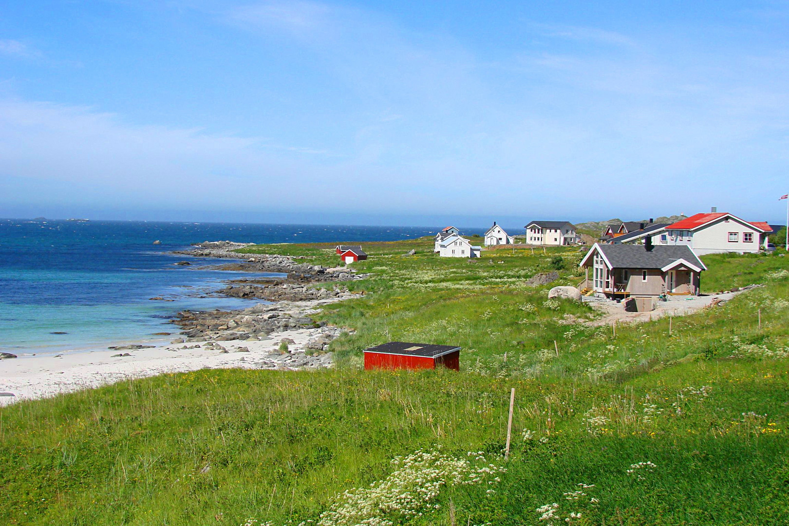 Glücklich,wer ein Haus am Strand von Ramberg hat