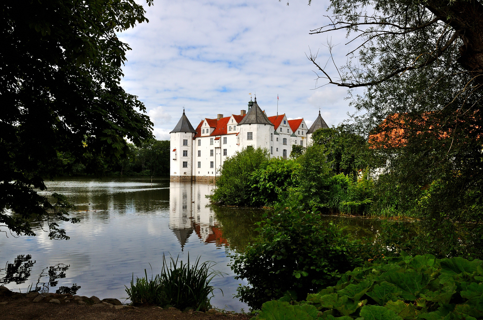 Glücksburg in der Abendsonne