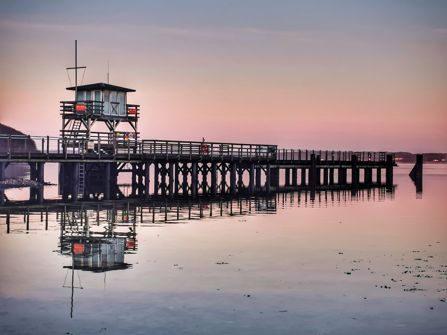 Glücksburg morgens um 6:30 Uhr