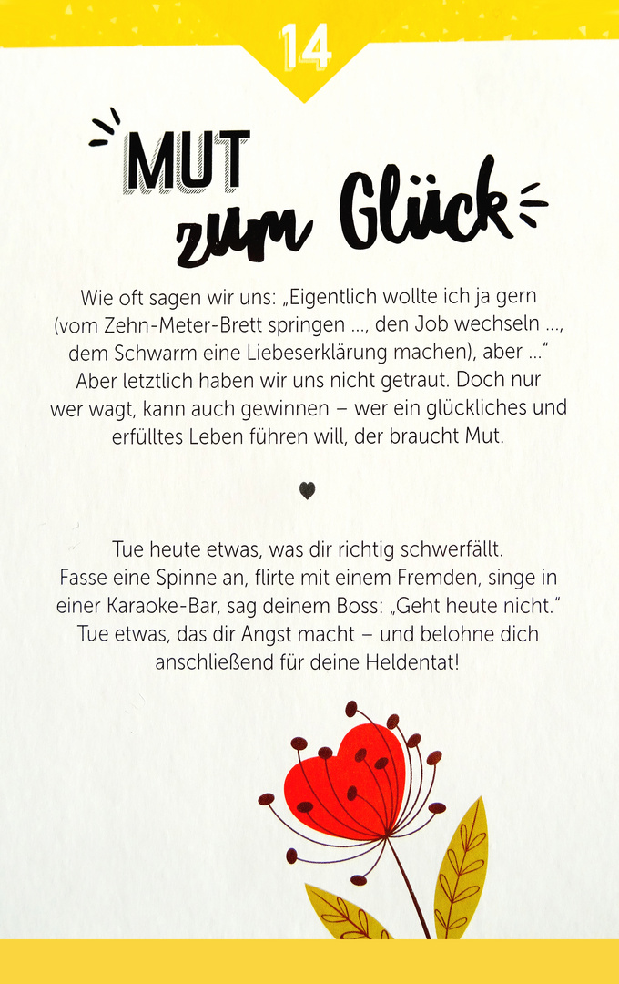 Glückskarte für den 14.