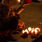 Glückslaternenverkäuferin in Hoi An