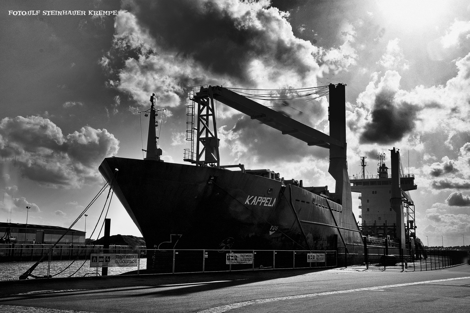 Glückstadt Außenhafen Schiff Kappeln