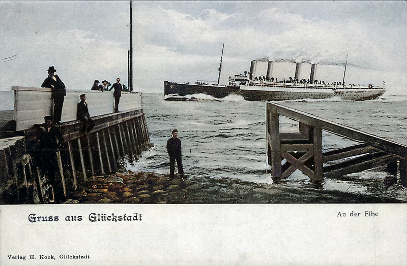 Glückstadt Hafen ca1910