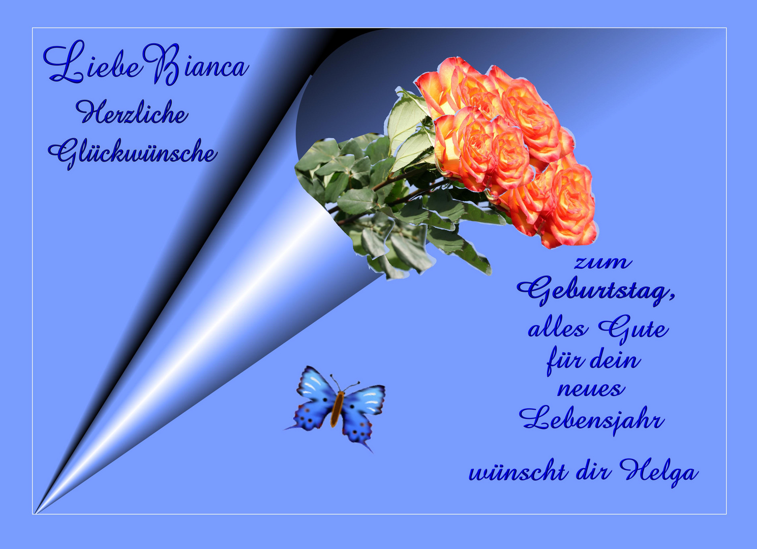 Glückwünsche für Bianca Foto &amp; Bild gratulation und feiertage