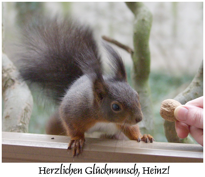 Glückwunsch Heinz...