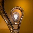 Glühbirnen-Treppenhaus