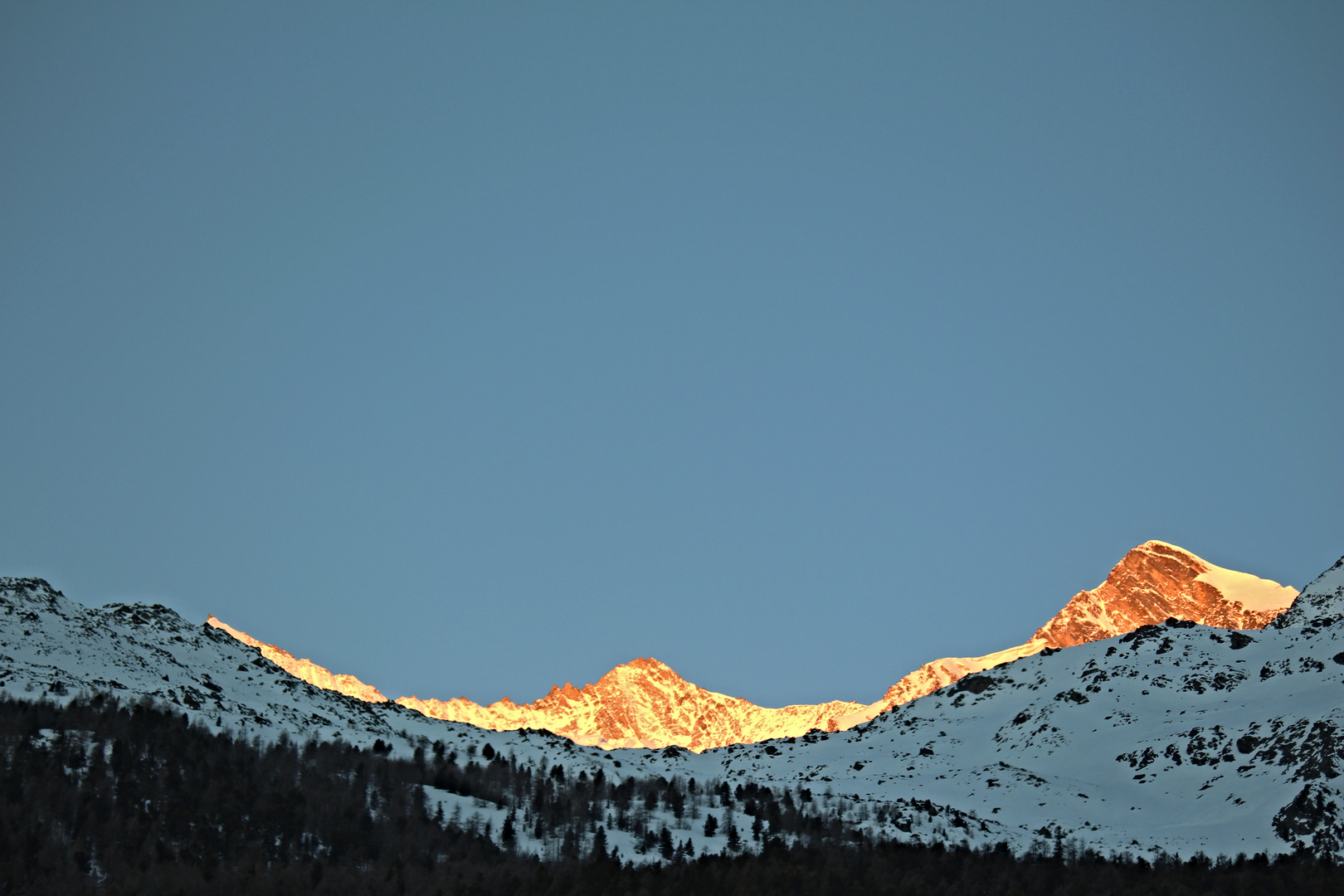 Glühende Berge