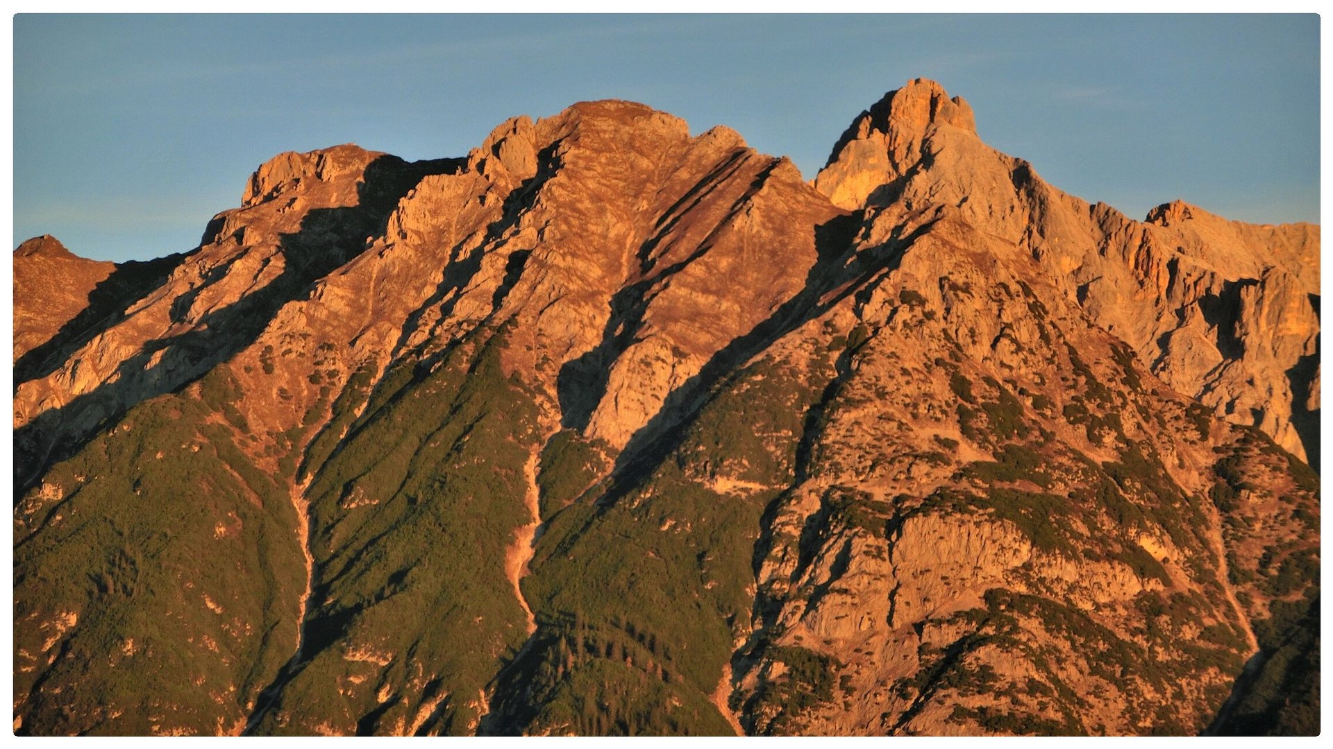 Glühende Berge