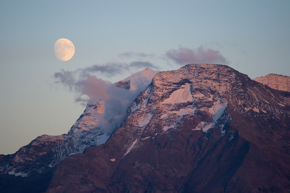 "glühende" Berge