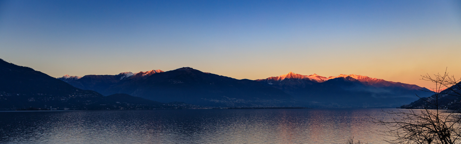 Glühende Berge