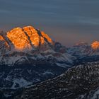 Glühende Dolomiten
