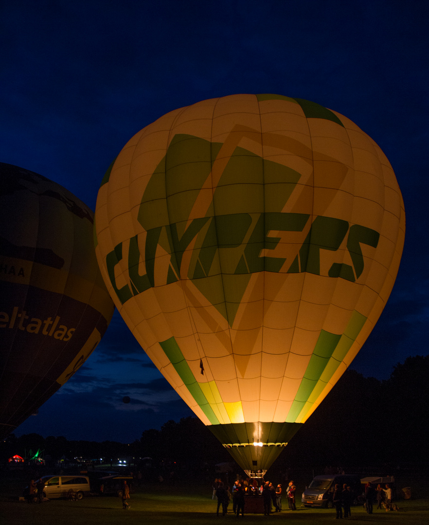 Glühender Ballon