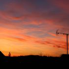 Glühender Himmel