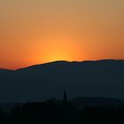 Glühender Himmel