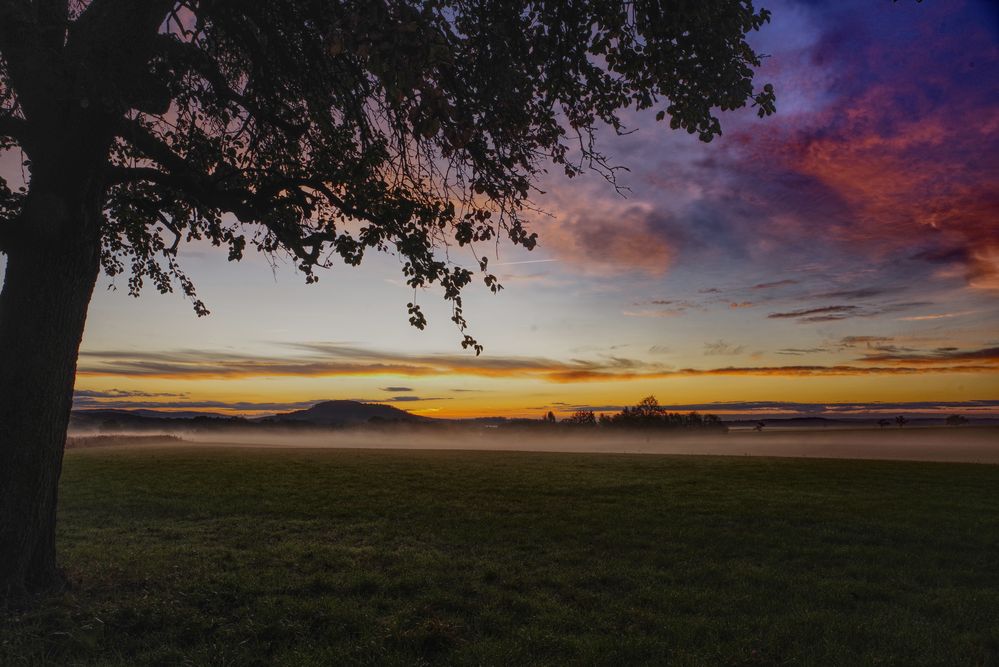 glühender Himmel