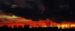 Glühender Himmel