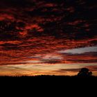 Glühender Himmel