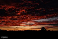 Glühender Himmel