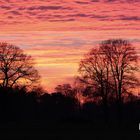 Glühender Himmel