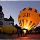 Glühender Modellballon