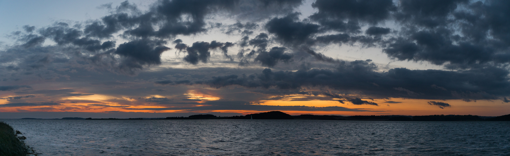 glühender Sonnenuntergang