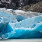 Glühendes Eisblau