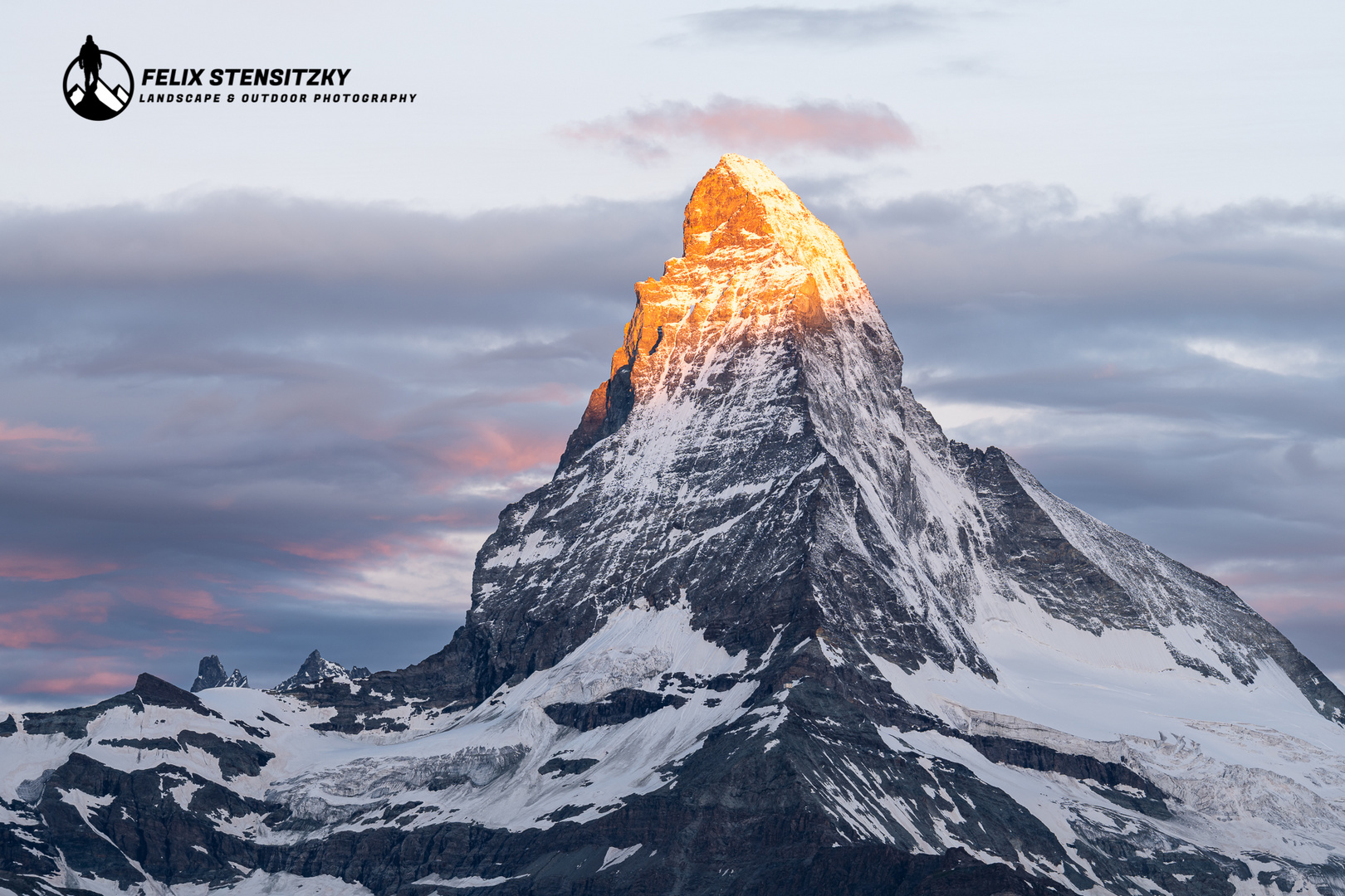 Glühendes Matterhorn