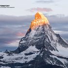 Glühendes Matterhorn