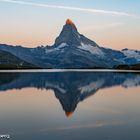 Glühendes Matterhorn