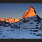 Glühendes Matterhorn