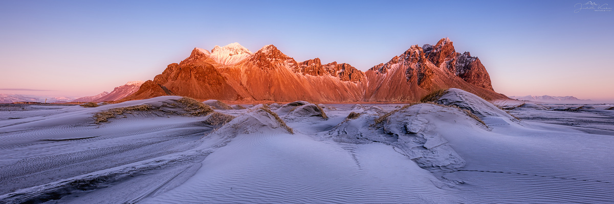 glühendes Vestrahorn