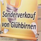 Glühlampenverkauf am Wochenmarkt in ALTENMARKT