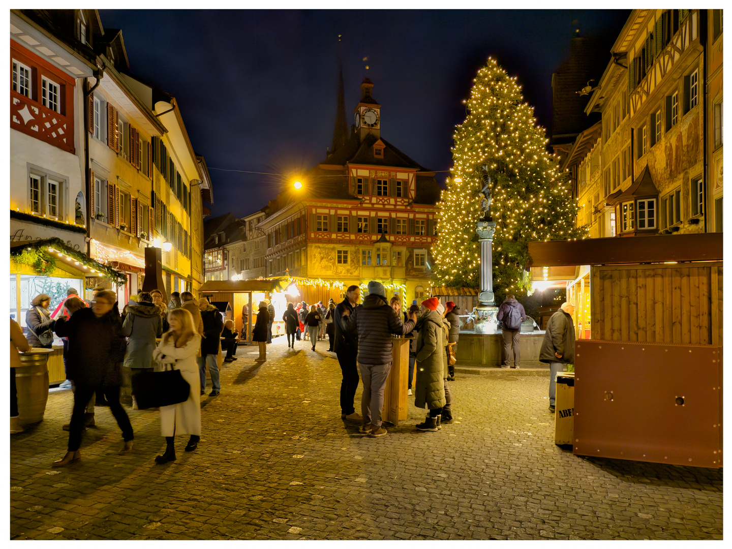 Glühwein und heisse Maronen