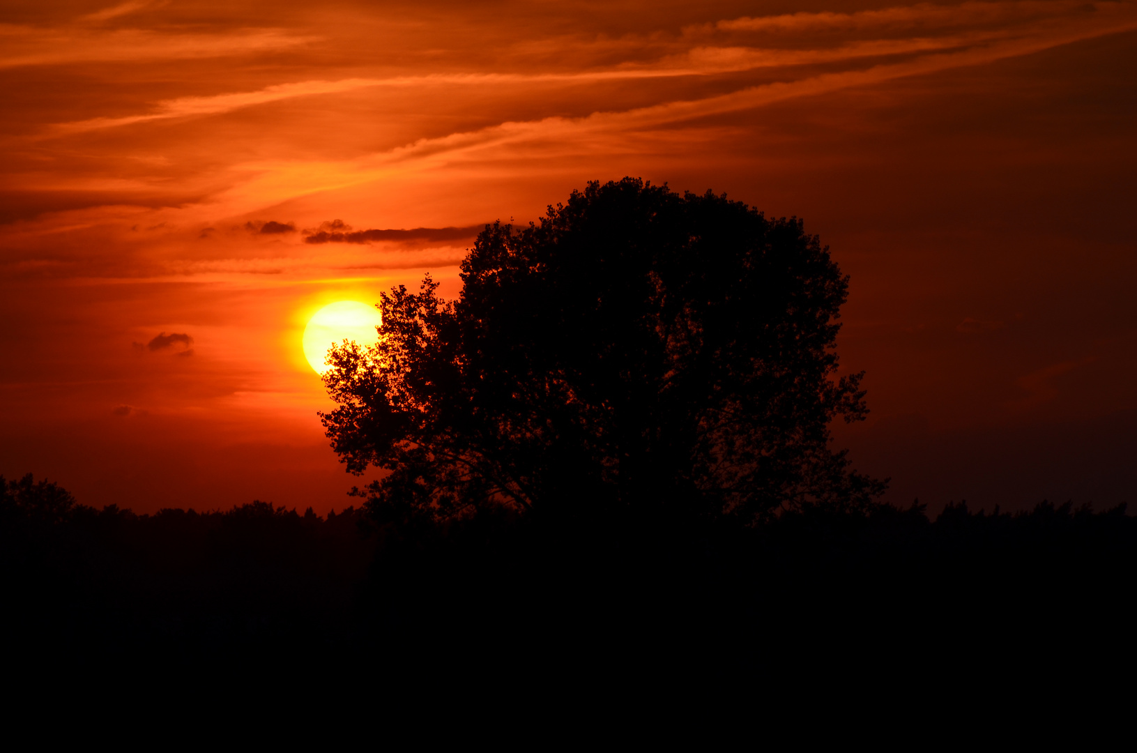 Glutrot !!! Foto & Bild sonnenuntergänge, himmel & universum, am