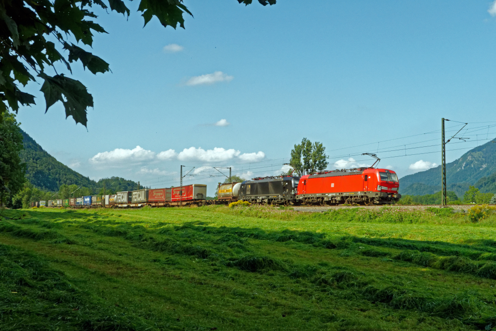 Gmahde Wiesn mit 193 325-8