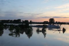 GMS "River Dance" liegt still wegen Hochwasser